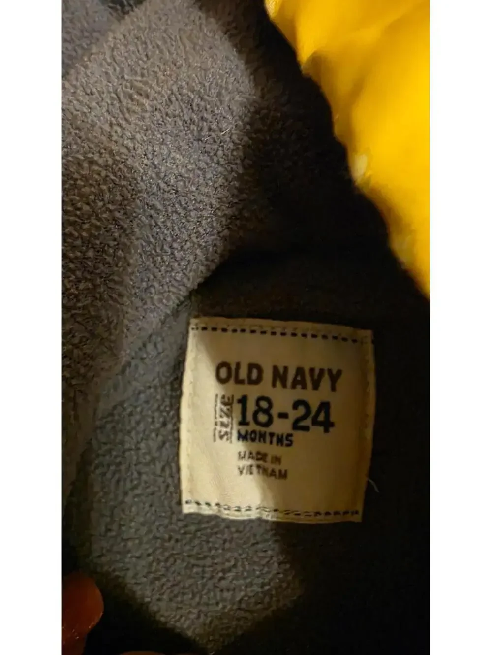 Old Navy Toddler Fleece Lined Rain Coat 18-24 mo‎
